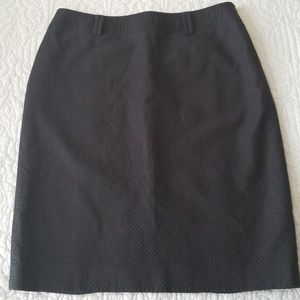Quilted pencil skirt